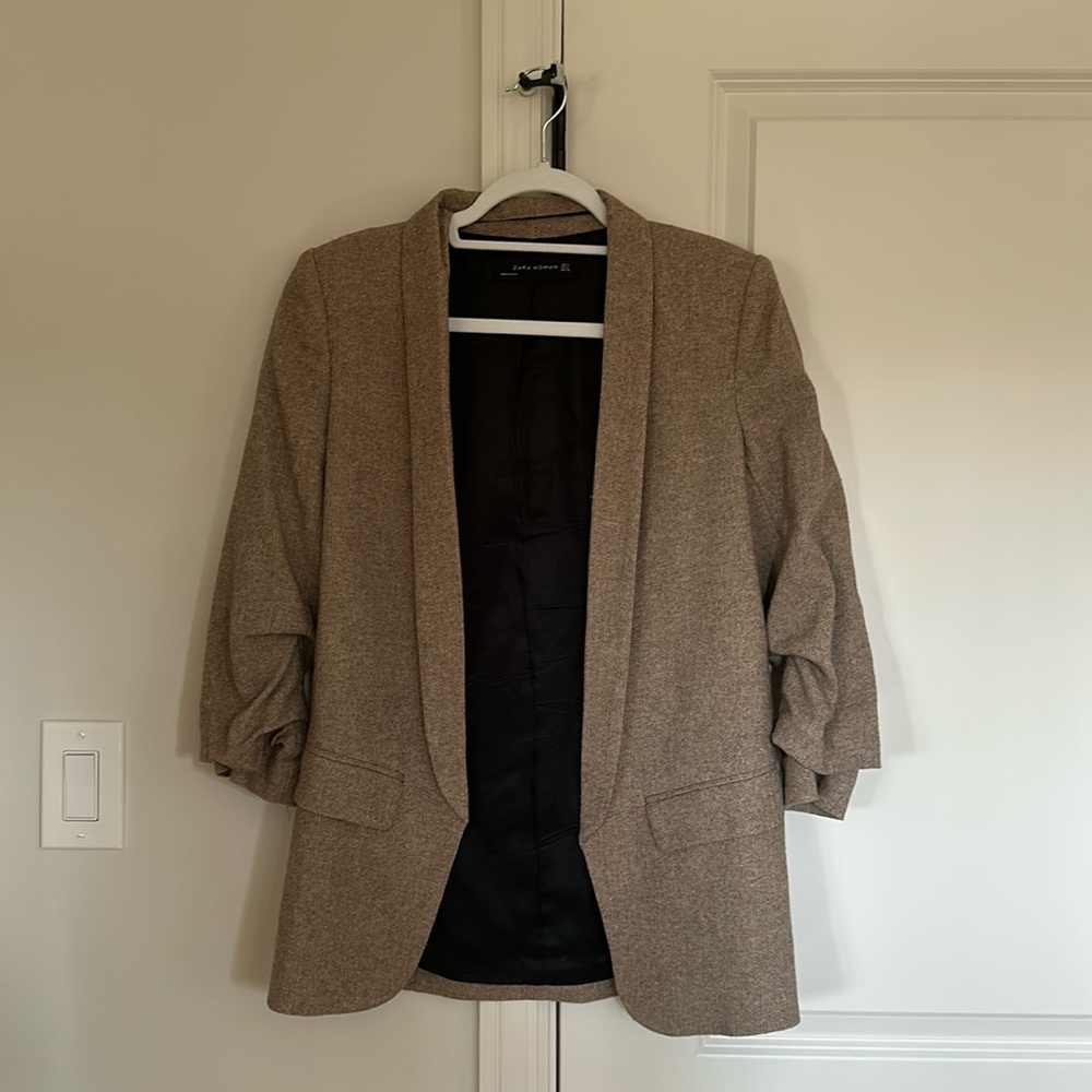 Zara Woman Tan Blazer